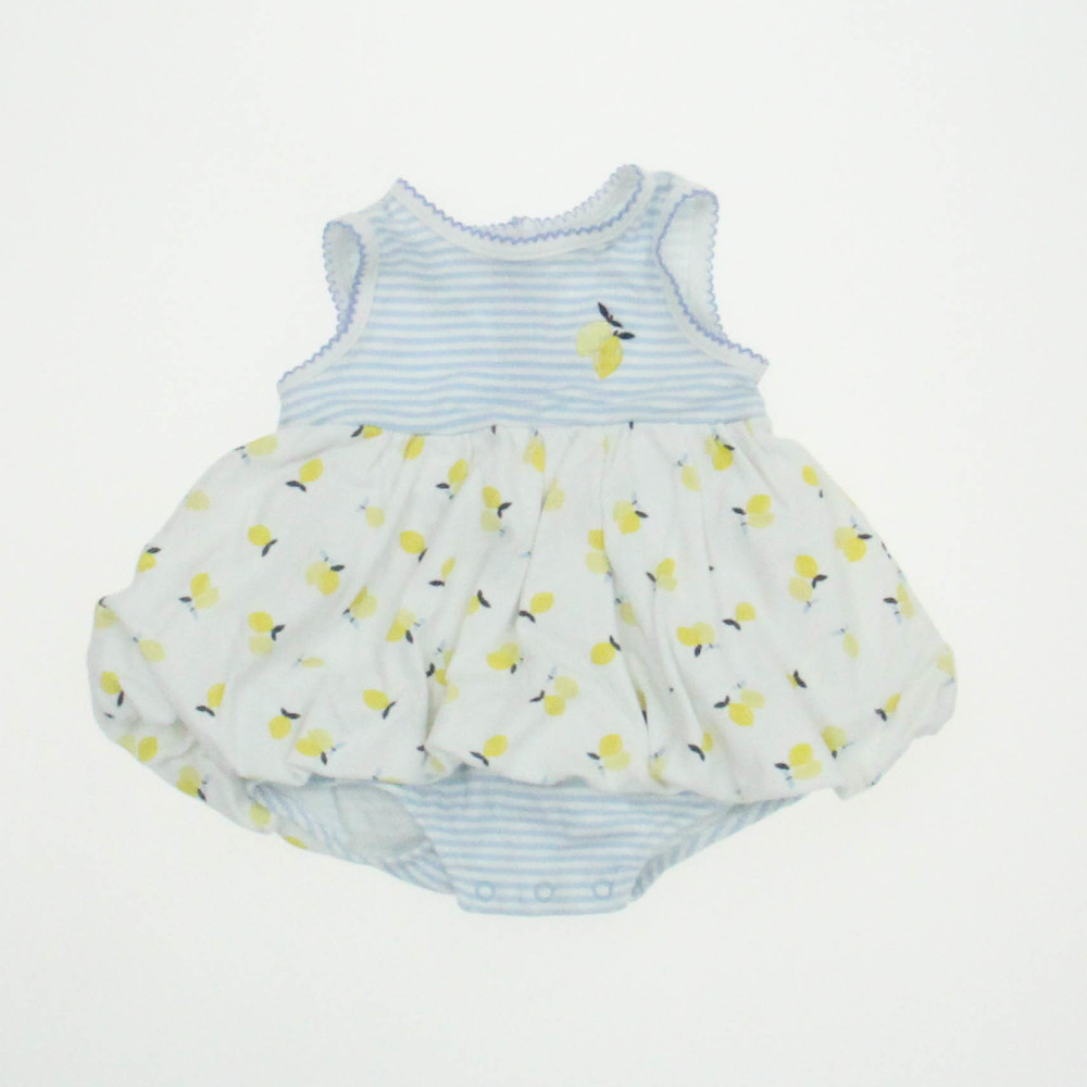 Little Me Girls White | Lemons Onesie size: 3 Months